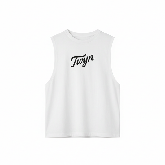 Muscle Tank - White