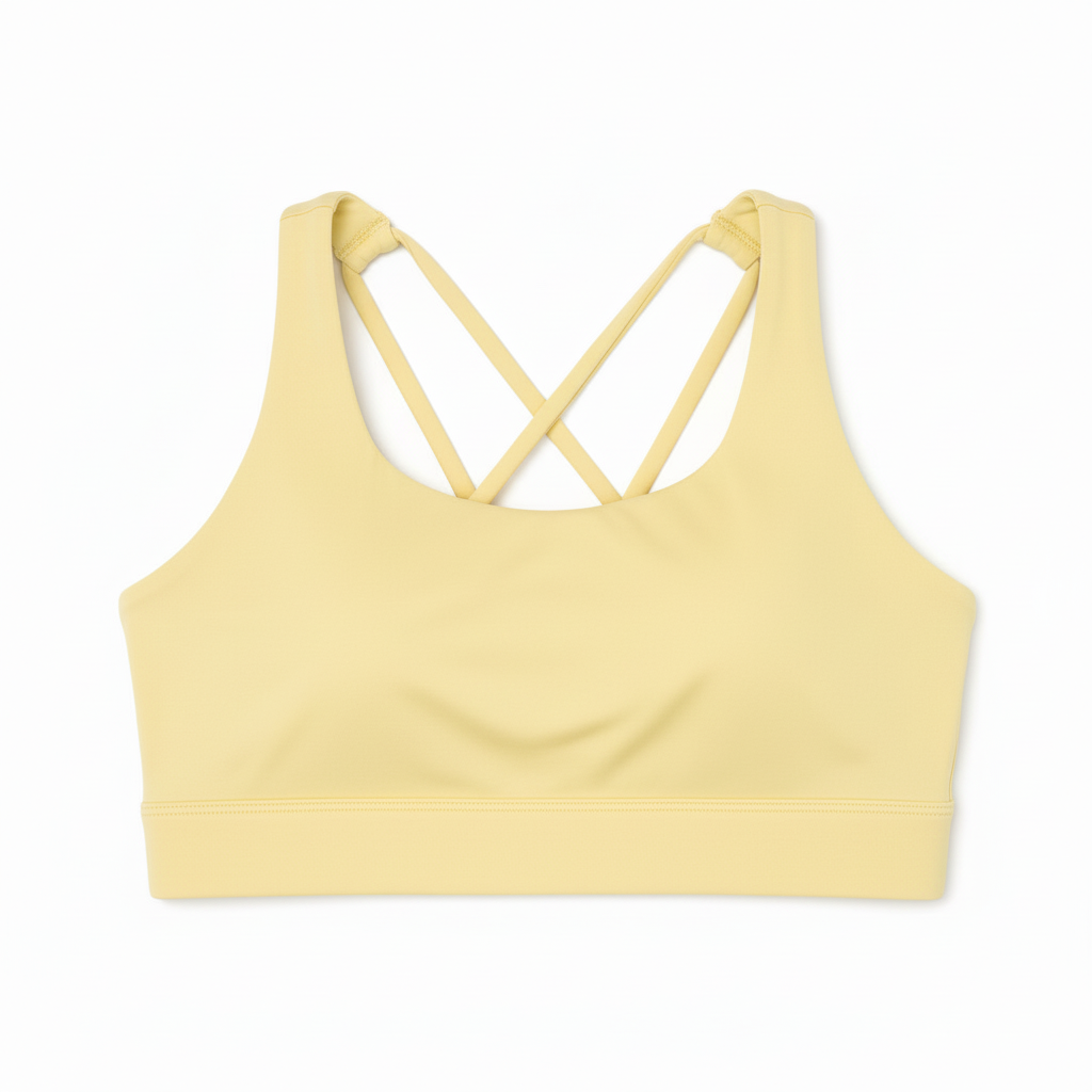 Pastel Yellow Girls Crop Top | Girls Activewear Australia
